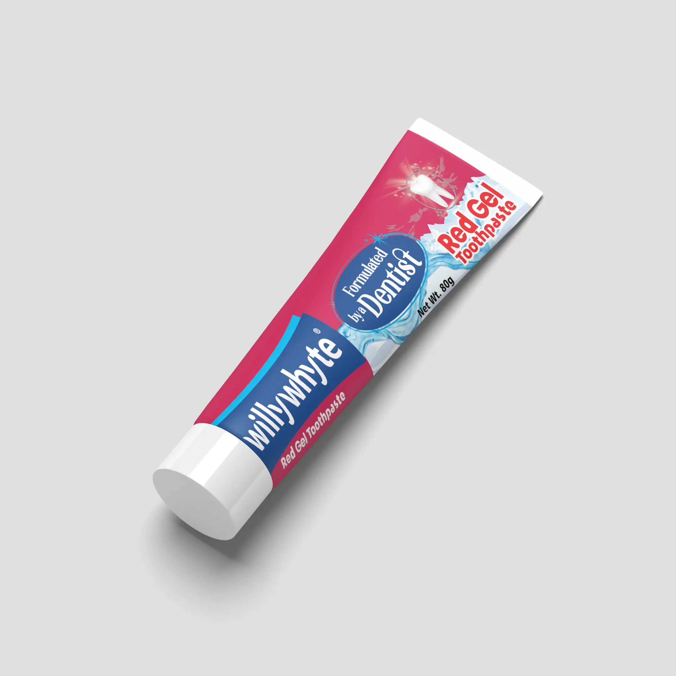Red Gel Toothpaste